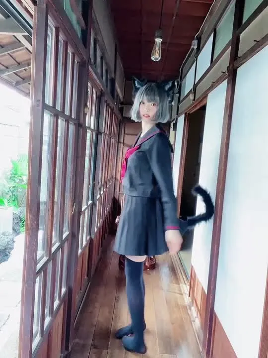 ElyEE子 cosplay album ElyEE子: Veranda Black Cat - Video 38